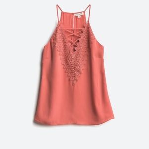 NWT, lace detail tank, nine Britton brand, size medium